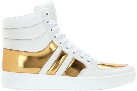 Gucci Signature Padded Leather High 'White Gold' 